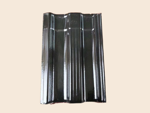 直角平板瓦（亮光黑）